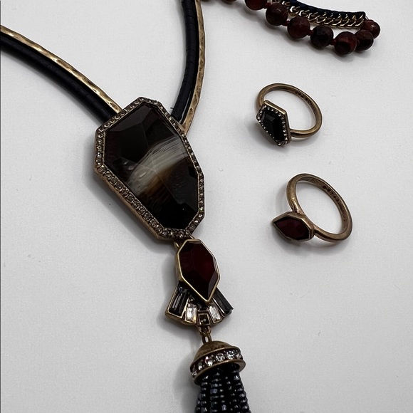 Bundle! Necklace, Two Rings - Picture 4 of 6